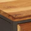 vidaXL Sideboard Recycled Teak and Steel 65x30x70 cm