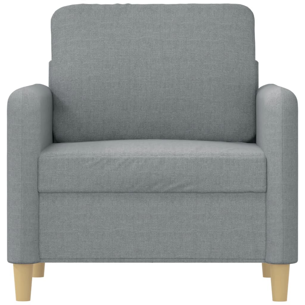 vidaXL Sofa Chair Black 60 cm Fabric