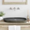 vidaXL Basin Grey (55-65) x (40-50) x 6 cm River stone