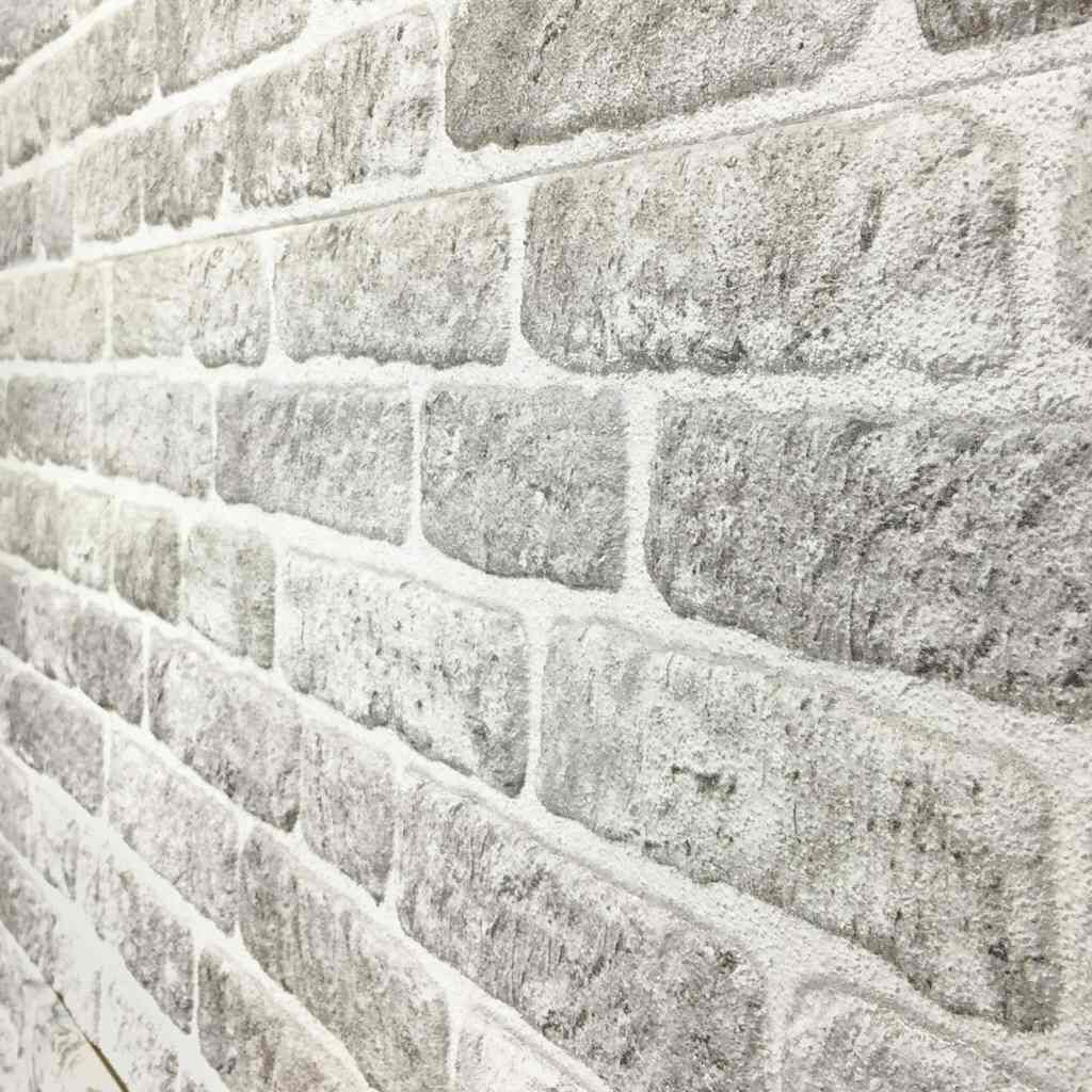 vidaXL 3D Wall Panels with Light Grey Brick Design 10 pcs EPS