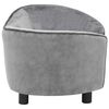 vidaXL Dog Sofa Grey 69x49x40 cm Plush