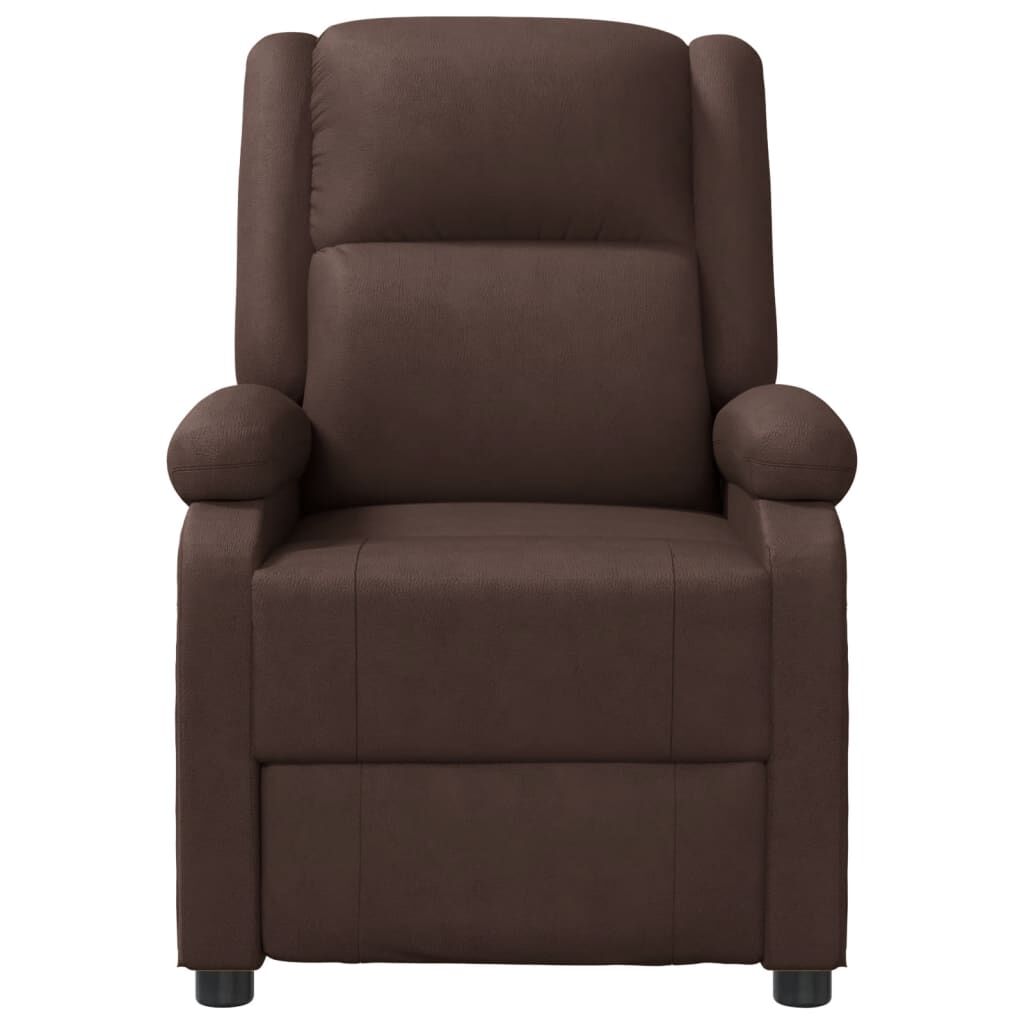 vidaXL Massage Chair Brown Faux Leather