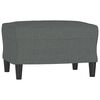 vidaXL 4 Piece Sofa Set with Pillows Dark Grey Fabric