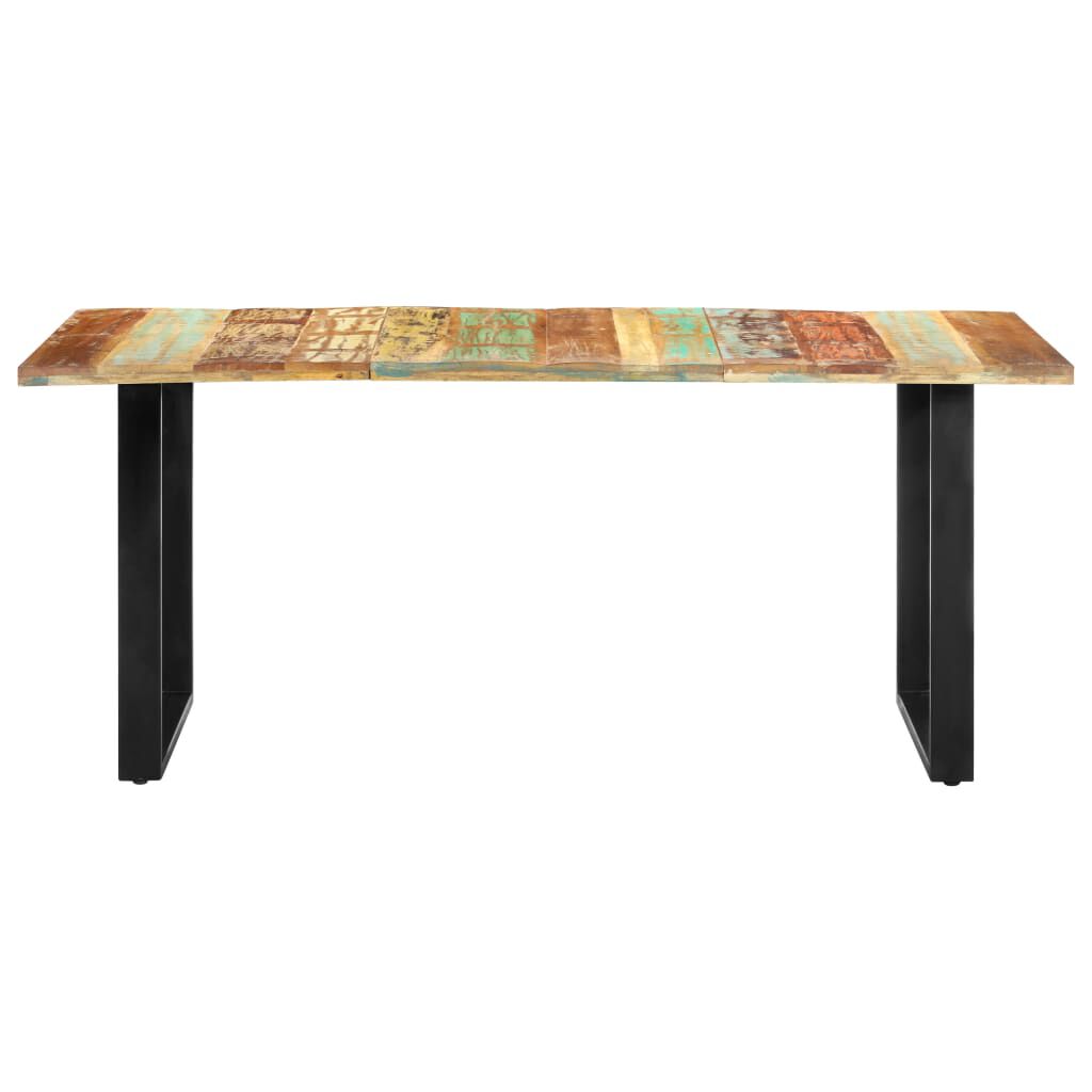 vidaXL Dining Table 180x90x76 cm Solid Reclaimed Wood