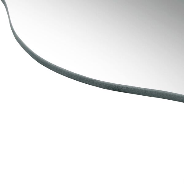 vidaXL Wall Mirrors 4 pcs 60x18.5 cm Wave Glass