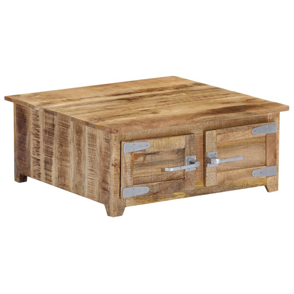 vidaXL Coffee Table 70x70x30 cm Solid Mango Wood