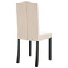 vidaXL Dining Chairs 4 pcs Cream Fabric