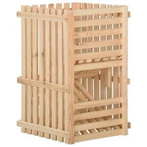 vidaXL Potato Box 50x50x80 cm Solid Pinewood