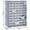 vidaXL Multi-drawer Organiser with 60 Drawers 38x16x47.5 cm