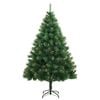 vidaXL Artificial Hinged Christmas Tree with Stand 150 cm