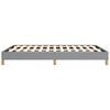 vidaXL Bed Frame without Mattress Light Grey 137x190 cm Full Fabric