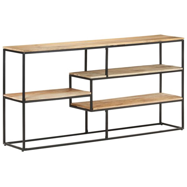 vidaXL Sideboard 150x30x75 cm Rough Mango Wood