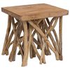 vidaXL Log Coffee Table 40x40x40 cm Mixed Recycled Wood