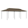 vidaXL Gazebo 600x298x270 cm Taupe 180 g/m&sup2;
