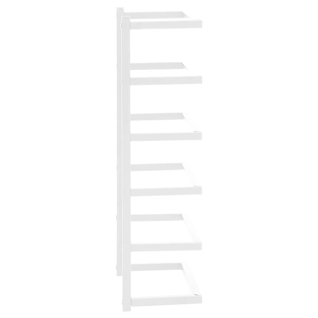 vidaXL Towel Rack White 24x12x48 cm Steel