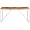 vidaXL Dining Table 140x70x76 cm Solid Acacia and Mango Wood