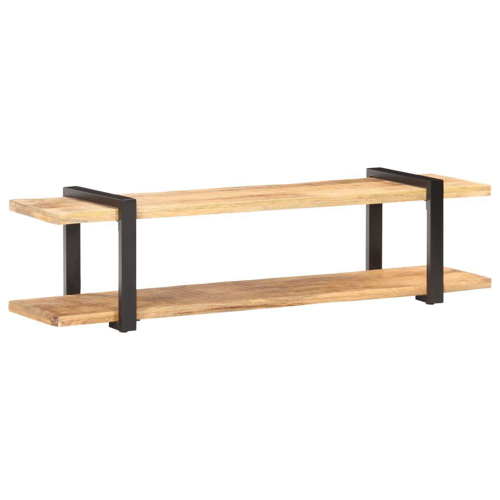 vidaXL TV Cabinet 160x40x40 cm Solid Rough Mango Wood