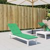 vidaXL Deck Chair Cushion Green (75+105)x50x4 cm