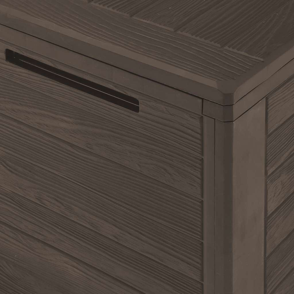 vidaXL Garden Storage Box Brown 116x44x55 cm