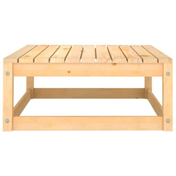 vidaXL 3 Piece Garden Lounge Set with Cushions Solid Pinewood