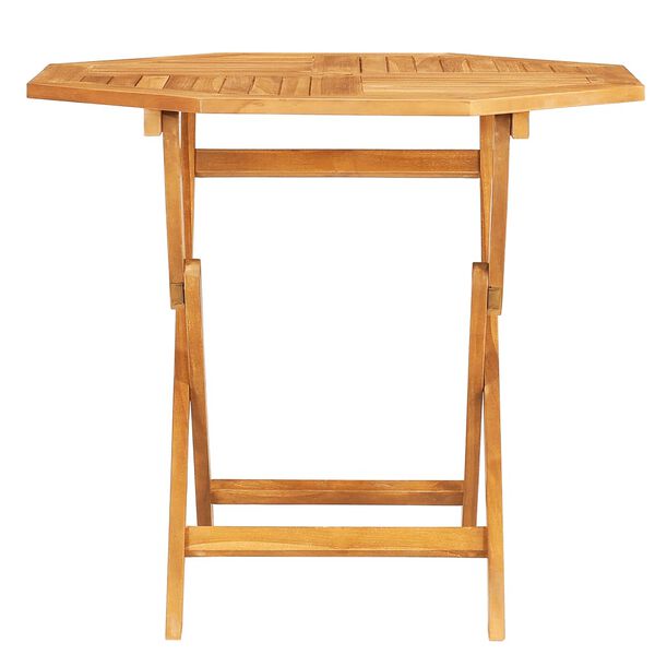 vidaXL Folding Garden Table 85x85x76 cm Solid Teak Wood