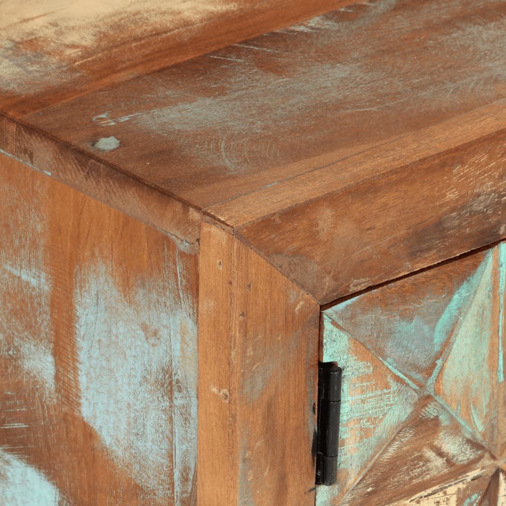 vidaXL TV Cabinet 112x30x45 cm Solid Wood Reclaimed