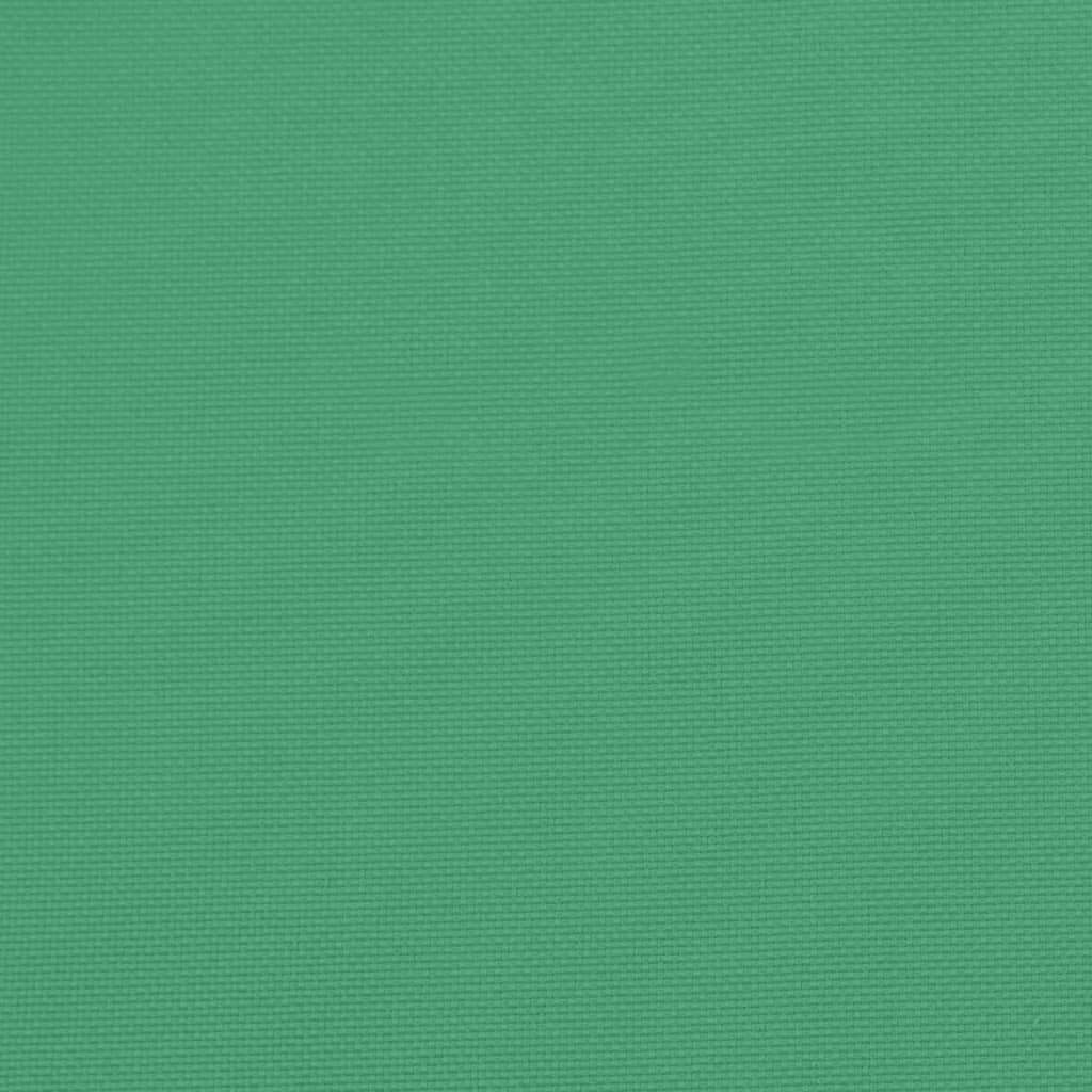 vidaXL Pallet Cushion Green 70x70x12 cm Fabric