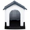 vidaXL Dog House Grey 57x68x66 cm Polypropylene