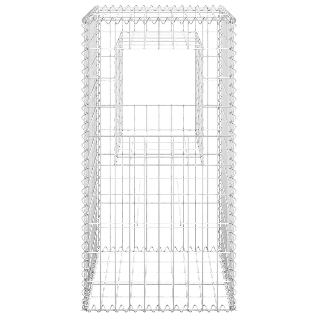 vidaXL Gabion Basket Post 50x50x100 cm Iron