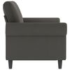 vidaXL 2-Seater Sofa Dark Grey 120 cm Velvet