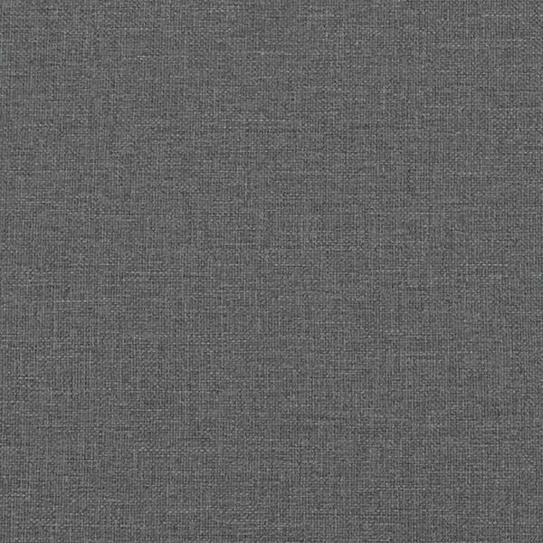 vidaXL Bed Frame without Mattress Dark Grey California King Fabric