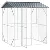 vidaXL Bird Cage Anthracite 215 x 208 x 247 cm Galvanised Steel