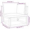 vidaXL 2 Piece Garden Sofa Set with Cushions Solid Wood Acacia