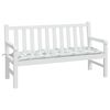 vidaXL Garden Bench Cushion Leaf Pattern 150x50x7 cm Oxford Fabric