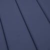vidaXL Sun Lounger Cushion Navy Blue Oxford Fabric