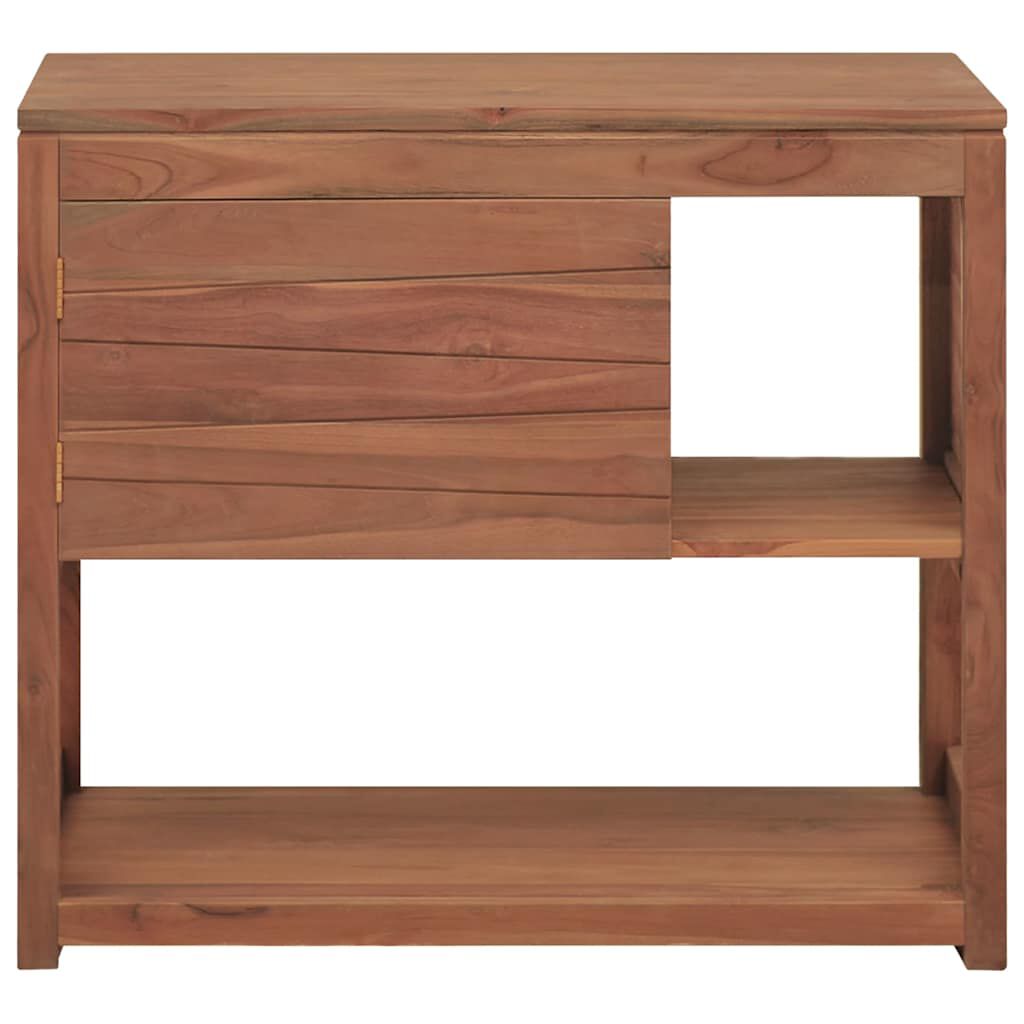 vidaXL Bathroom Cabinet 85x40x75 cm Solid Wood Teak