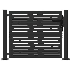 vidaXL Garden Gate 100x100 cm Corten Steel Square Design