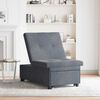 vidaXL Sofa Bed Dark grey 67 x 194 x 38 cm Velvet