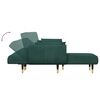 vidaXL 2 Piece Sofa Set Dark Grey Velvet