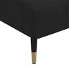 vidaXL Chaise Longue Black Velvet