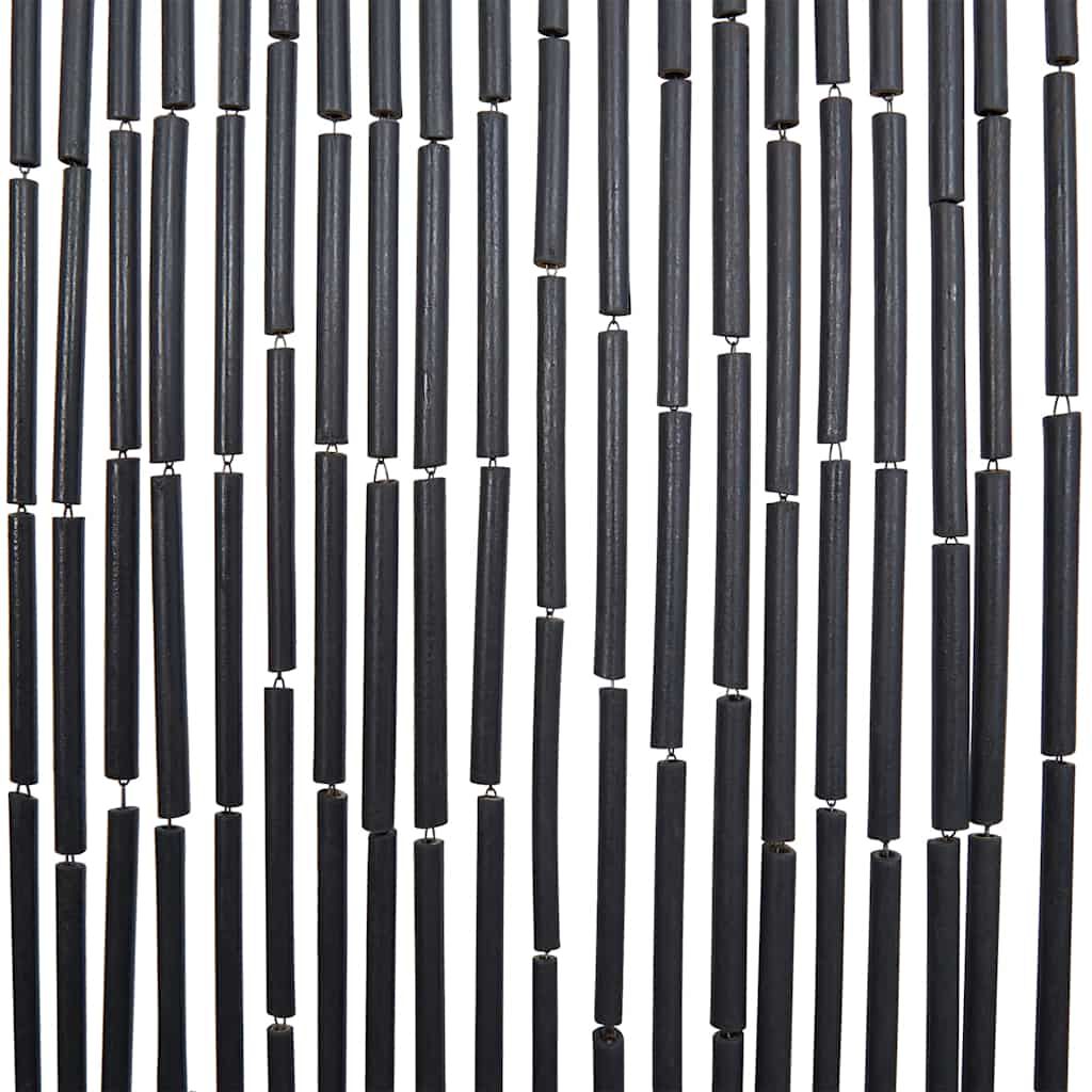 vidaXL Insect Door Curtain Dark Grey 90x220 cm Bamboo