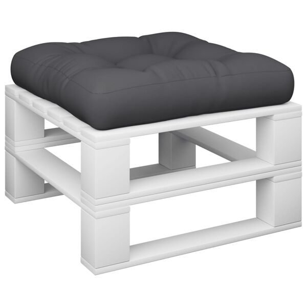 vidaXL Pallet Cushion Black 58x58x10 cm Fabric