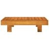 vidaXL 9 Piece Garden Lounge Set with Dark Grey Cushions Acacia Wood