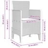 vidaXL Garden Chair 2 pcs Anthracite 53 x 49 x 85 cm PP