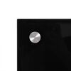 vidaXL Kitchen Backsplash Black 90 x 60 cm Tempered Glass