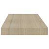 vidaXL Floating Wall Shelf Oak 50x23x3.8 cm MDF
