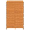 vidaXL Garden Shed Brown 102x52x174.5 cm Solid Wood Fir