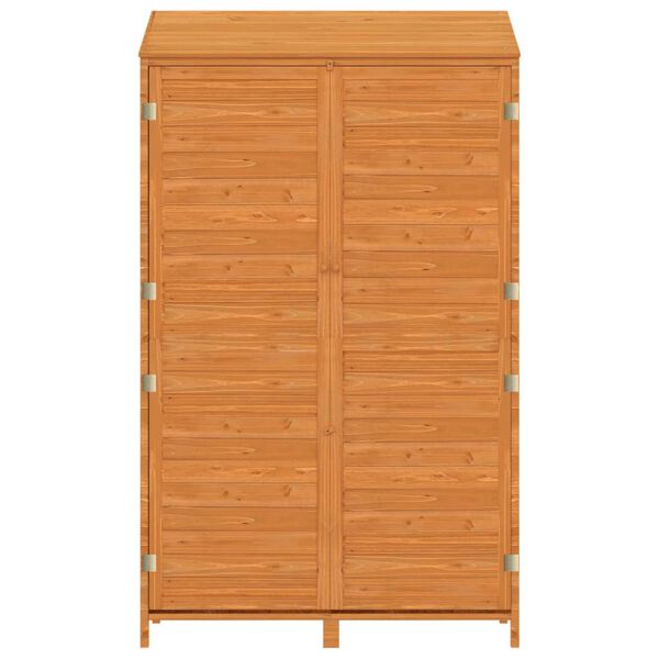 vidaXL Garden Shed Brown 102x52x174.5 cm Solid Wood Fir