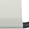 vidaXL Outdoor Lounge Bed with Canopy and Pillows Cream White