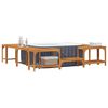 vidaXL Hot Tub Surround Brown 230 x 230 cm Solid acacia wood